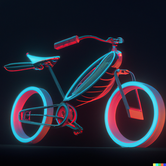 Neon future bike
